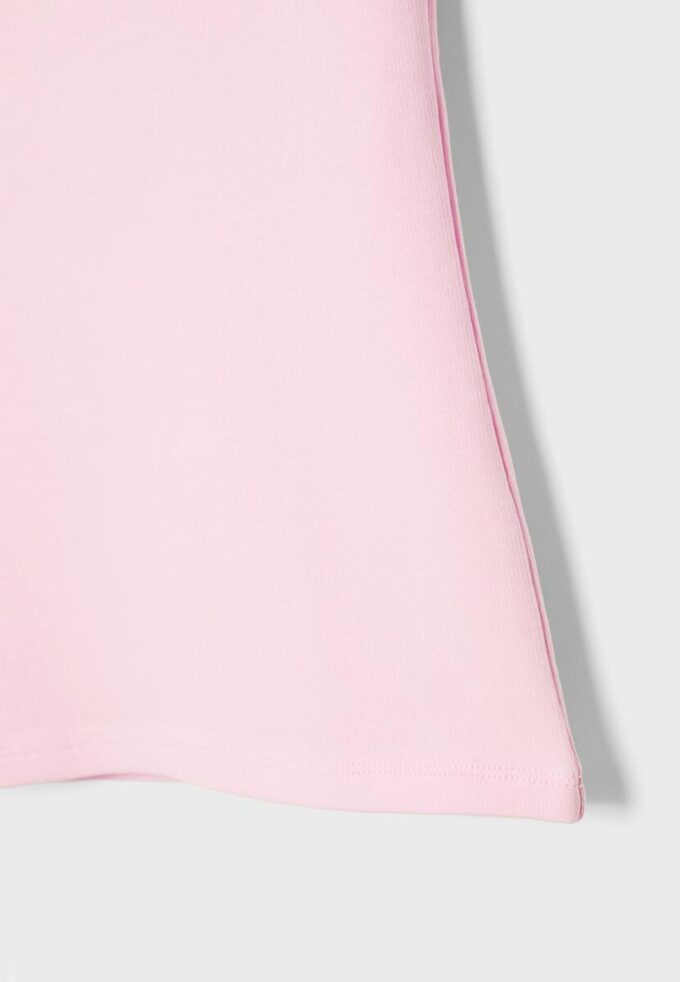 Βασικό T-shirt με λαιμόκοψη Βασικό T-shirt με λαιμόκοψη