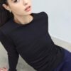 Βασικό T-shirt με μακριά μανίκια Βασικό T-shirt με μακριά μανίκια