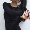Βασικό T-shirt με μακριά μανίκια Βασικό T-shirt με μακριά μανίκια