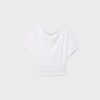Βασικό T-shirt με μανίκια νυχτερίδα Βασικό T-shirt με μανίκια νυχτερίδα