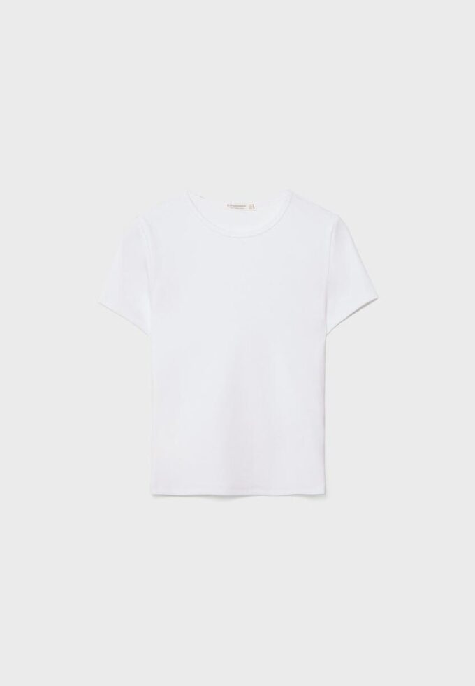Βασικό T-shirt στενής γραμμής Βασικό T-shirt στενής γραμμής