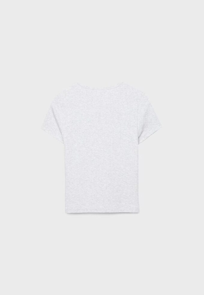 Βασικό T-shirt στενής γραμμής