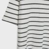 Βασικό βαρύ ριγέ T-shirt κανονικής εφαρμογής Βασικό βαρύ ριγέ T-shirt κανονικής εφαρμογής